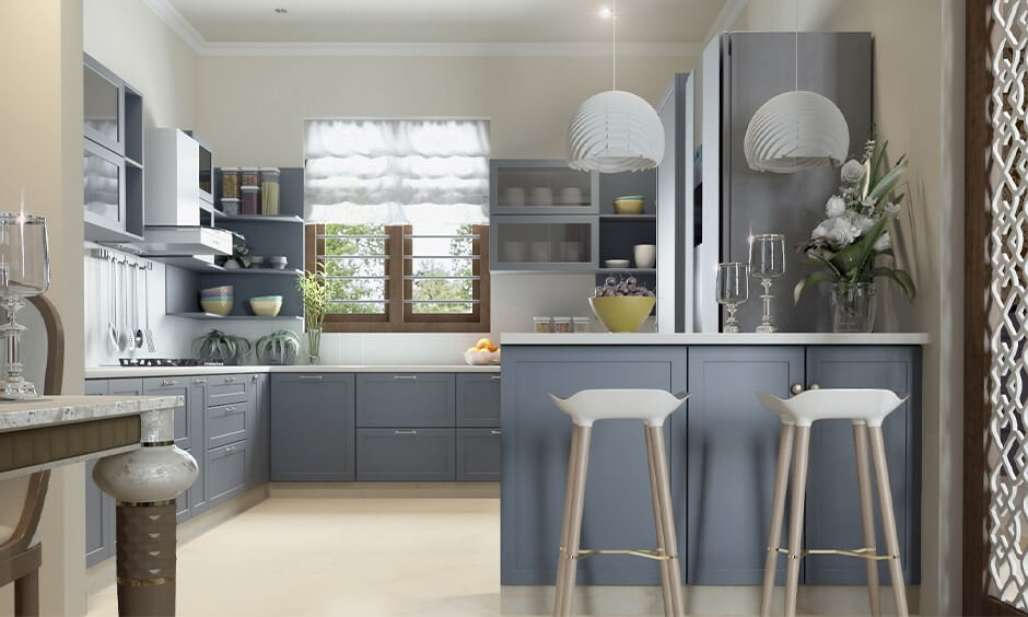 اپن آشپزخانه مدرن که خیره کننده-وب سایت هالی سارن